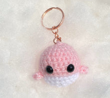 Load image into Gallery viewer, Whale Keychain Light Pink
