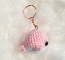 Load image into Gallery viewer, Whale Keychain Light Pink
