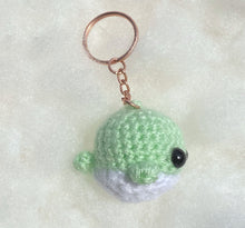 Load image into Gallery viewer, Whale Keychain Mint Green
