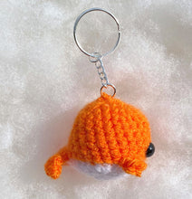 Load image into Gallery viewer, Whale Keychain Orange
