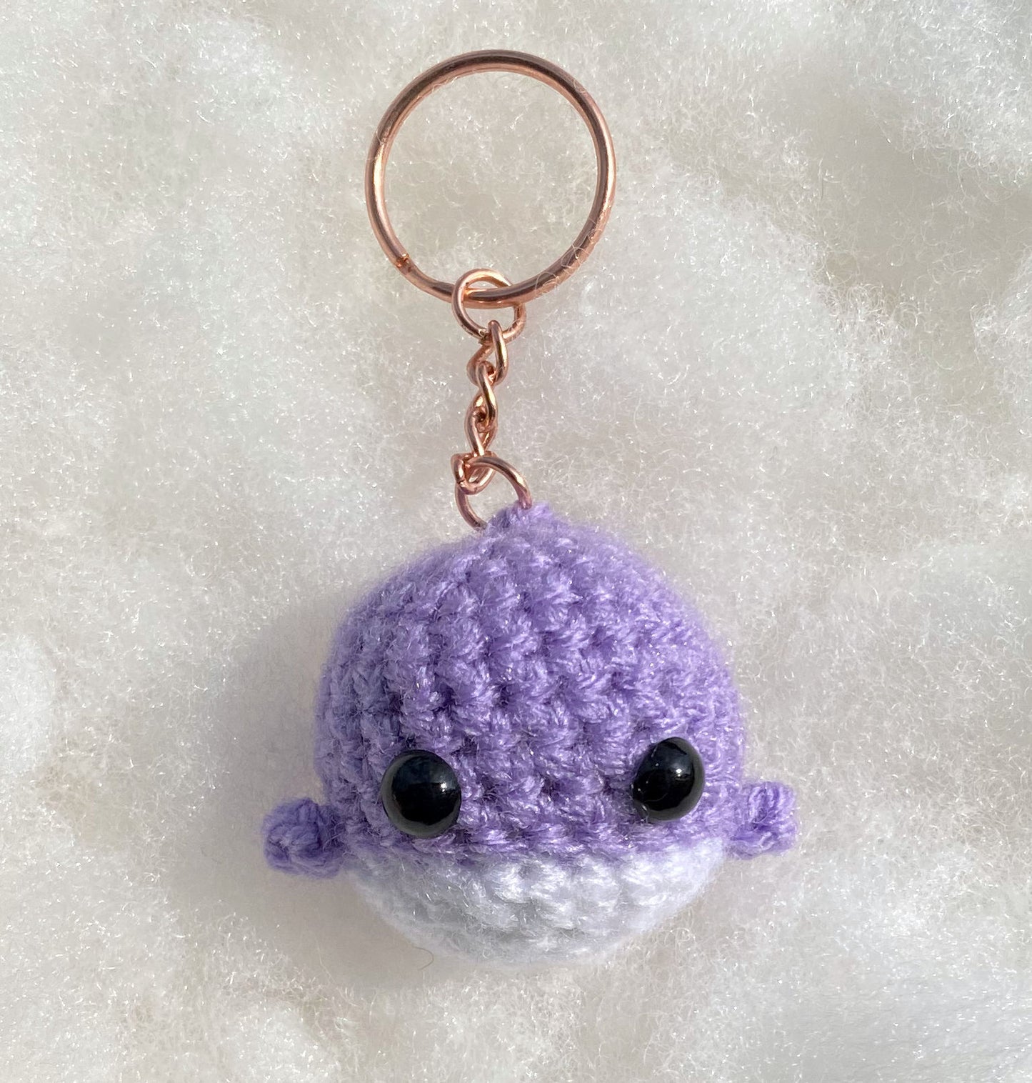 Whale Keychain Violet