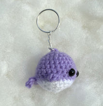 Load image into Gallery viewer, Whale Keychain Violet
